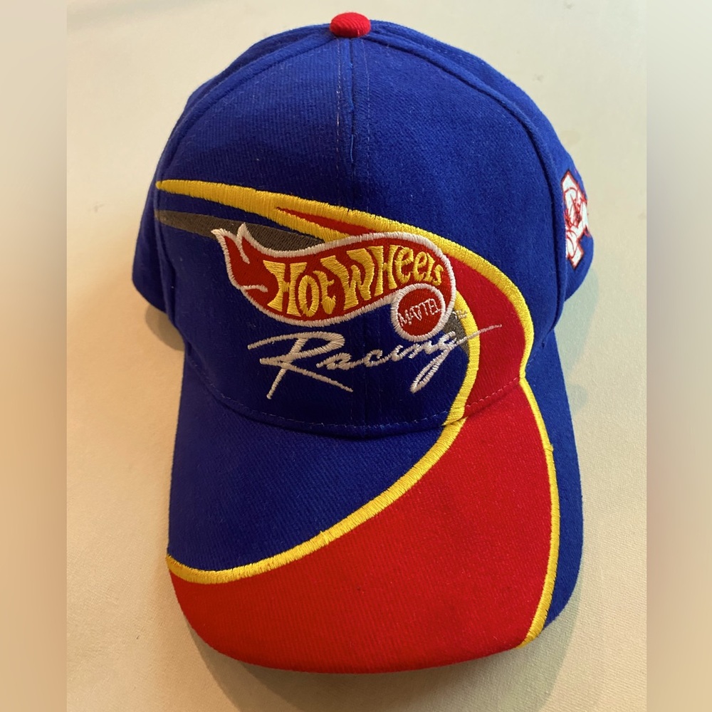 New Hot Wheels VNT Kyle Petty No.44 Nascar Racing Strap Back Cap Hat Stitched